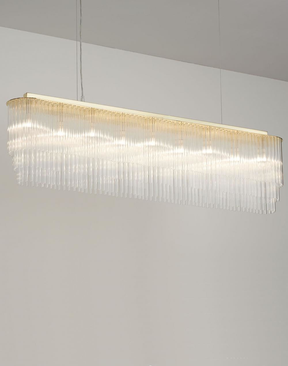 Tom Kirk Lighting Linear Chandelier - Thin