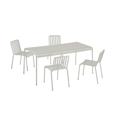 Outlet HAY Palissade Garden Furniture Dining Collection: Medium - Sky Grey *BLACK FRIDAY EXCLUSIVE