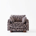 Dusty Deco Miles Armchair Zebra