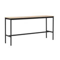 Ex-Display Muuto Base High Table - Oak Veneer, Black, 50cm, 105cm  **STORE COLLECTION ONLY**