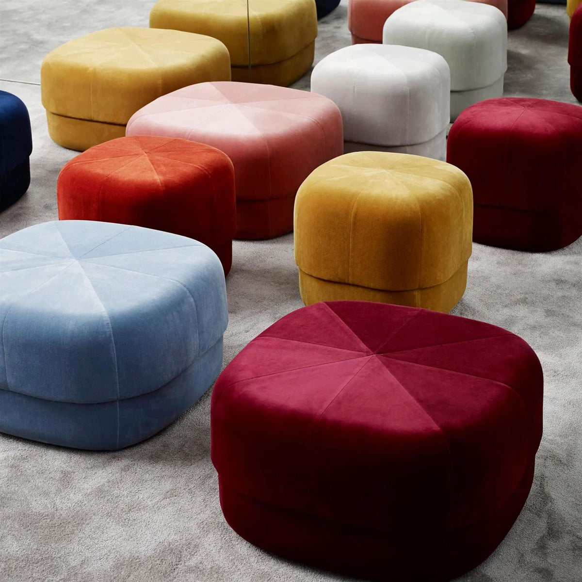 Normann Copenhagen Circus Velour Pouf