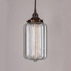 Old School Electric Ellington Pendant Light : Clear Glass