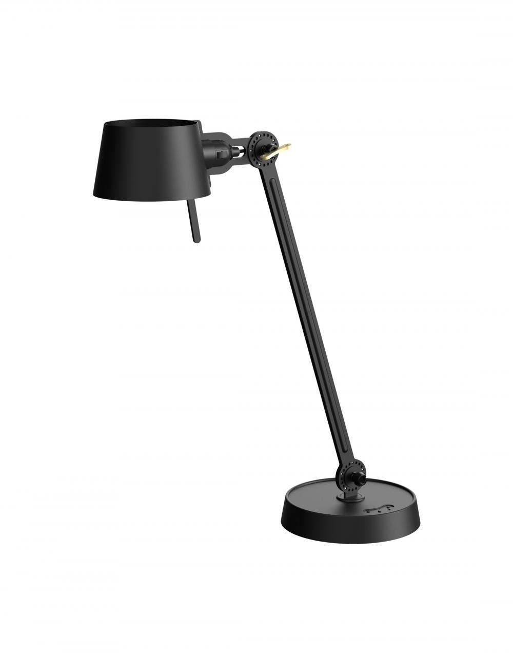 Outlet Bolt Desk Lamp - Single Arm - Smokey Black
