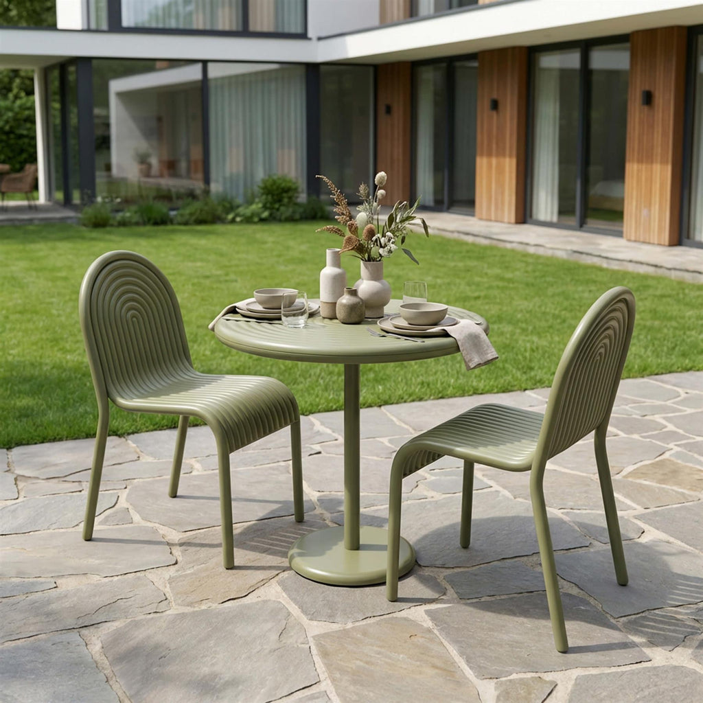 Tom Dixon Groove Garden Bistro Set - Curated by Holloways of Ludlow