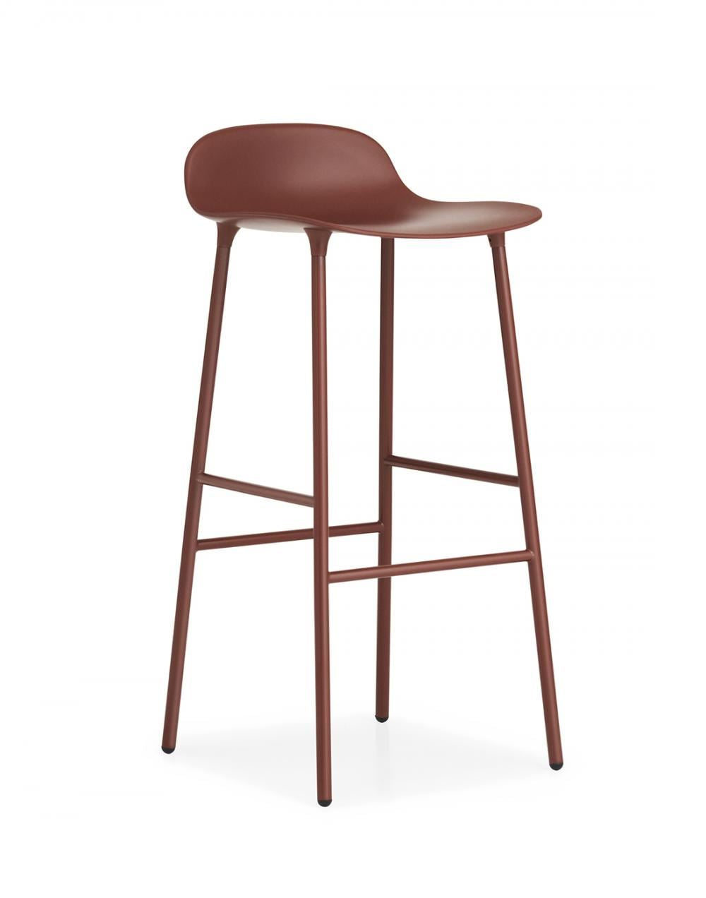 Normann Copenhagen Form Barstool - Metal Legs
