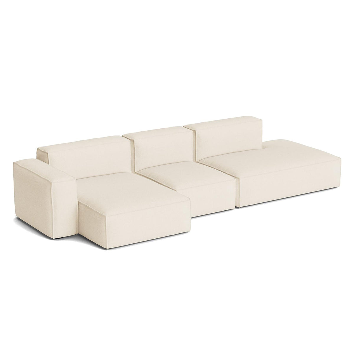 HAY Mags Soft 3+ Seater Sofa Low Armrest with Removable Cover Combination 4 Left