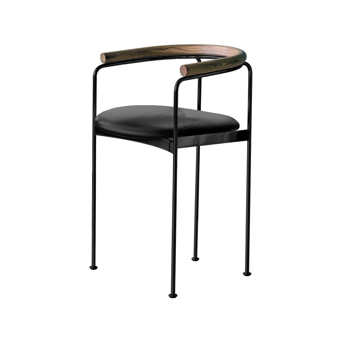 DK3 Baia Counter Stool with Wooden Back