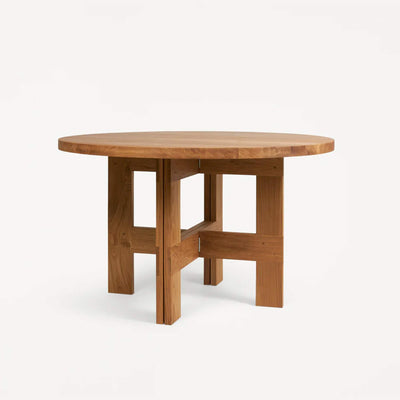 Frama Farmhouse Trestle Dining Table - Round