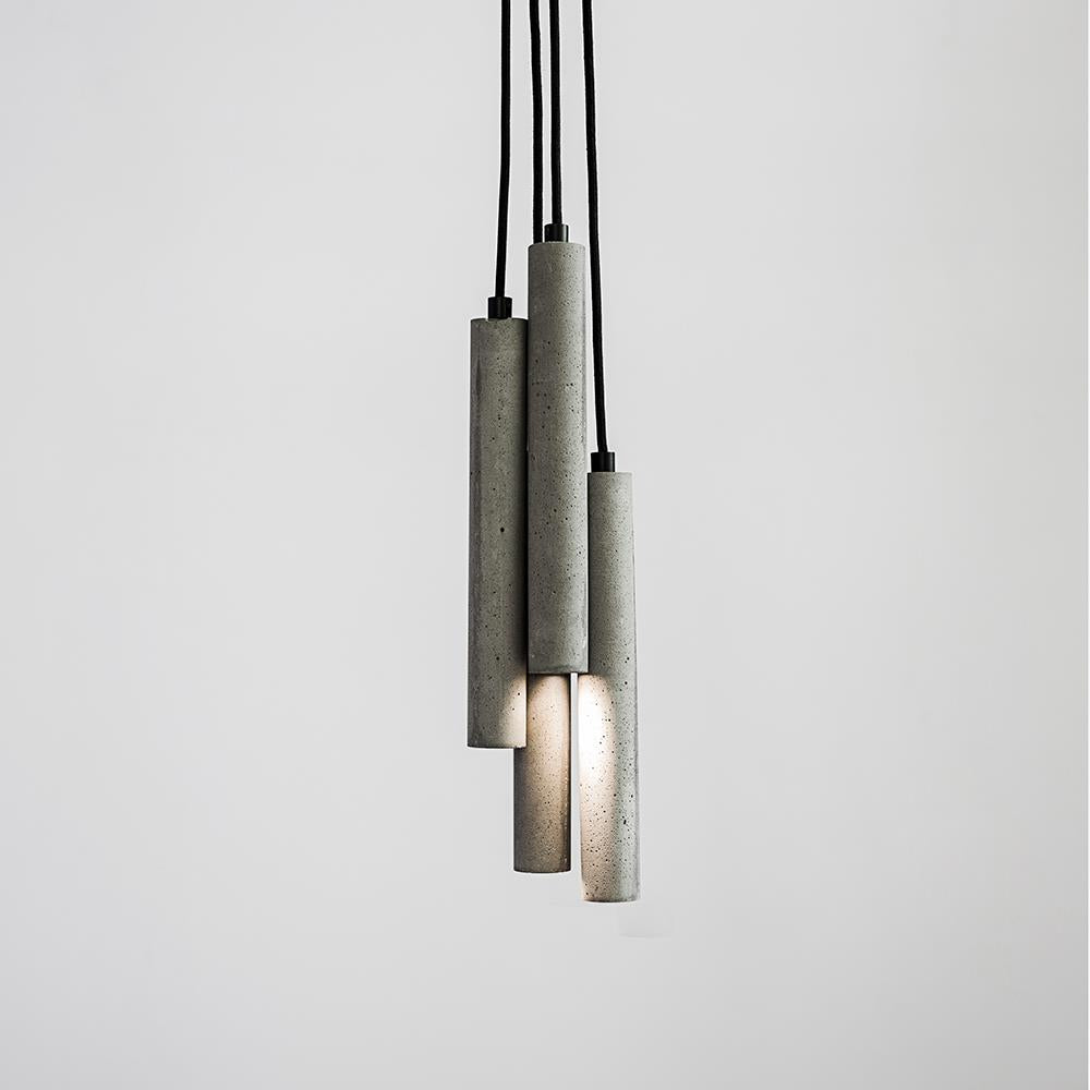 Bang pendant - wide concrete