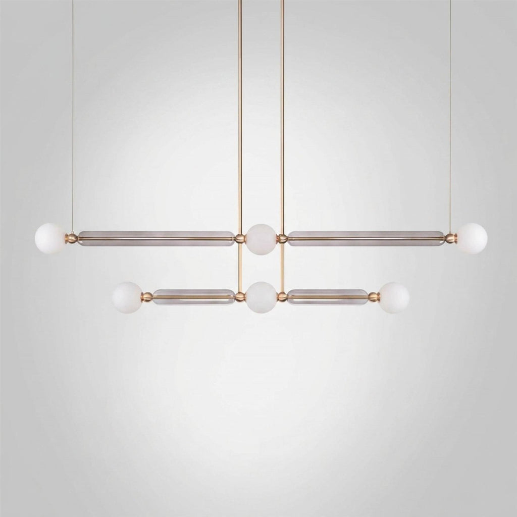 Marc Wood Case 2 Tier Linear Pendant Light