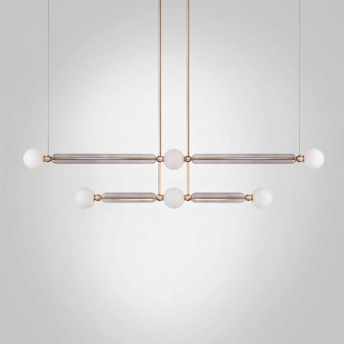 Marc Wood Case 2 Tier Linear Pendant Light