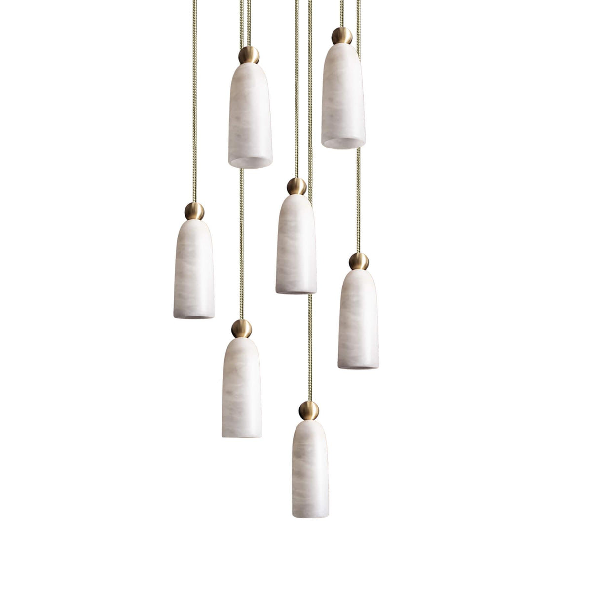 Marc Wood Figure Cluster Pendant Light