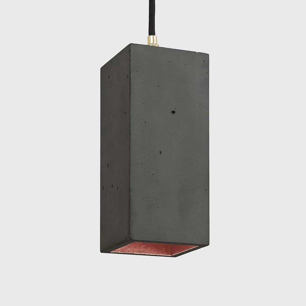 Concrete drop pendant