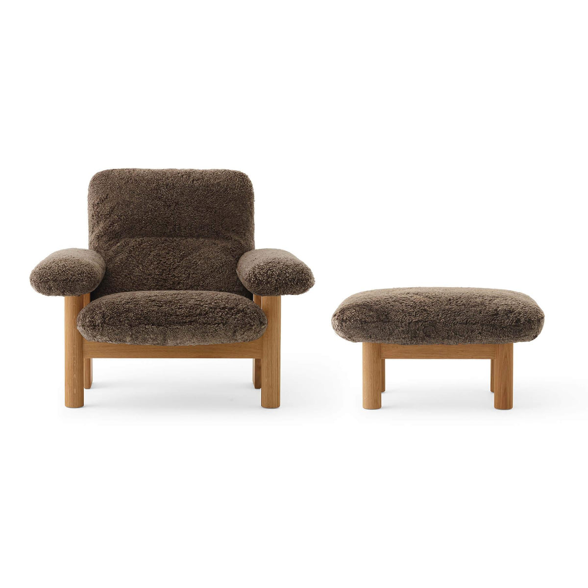 Audo Copenhagen Brasilia Lounge Chair & Ottoman
