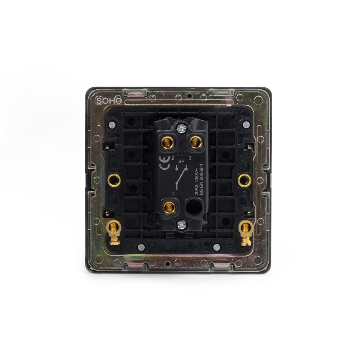 Soho Lighting Eton Collection Bronze 20A 1 Gang 2 Way Toggle Switch