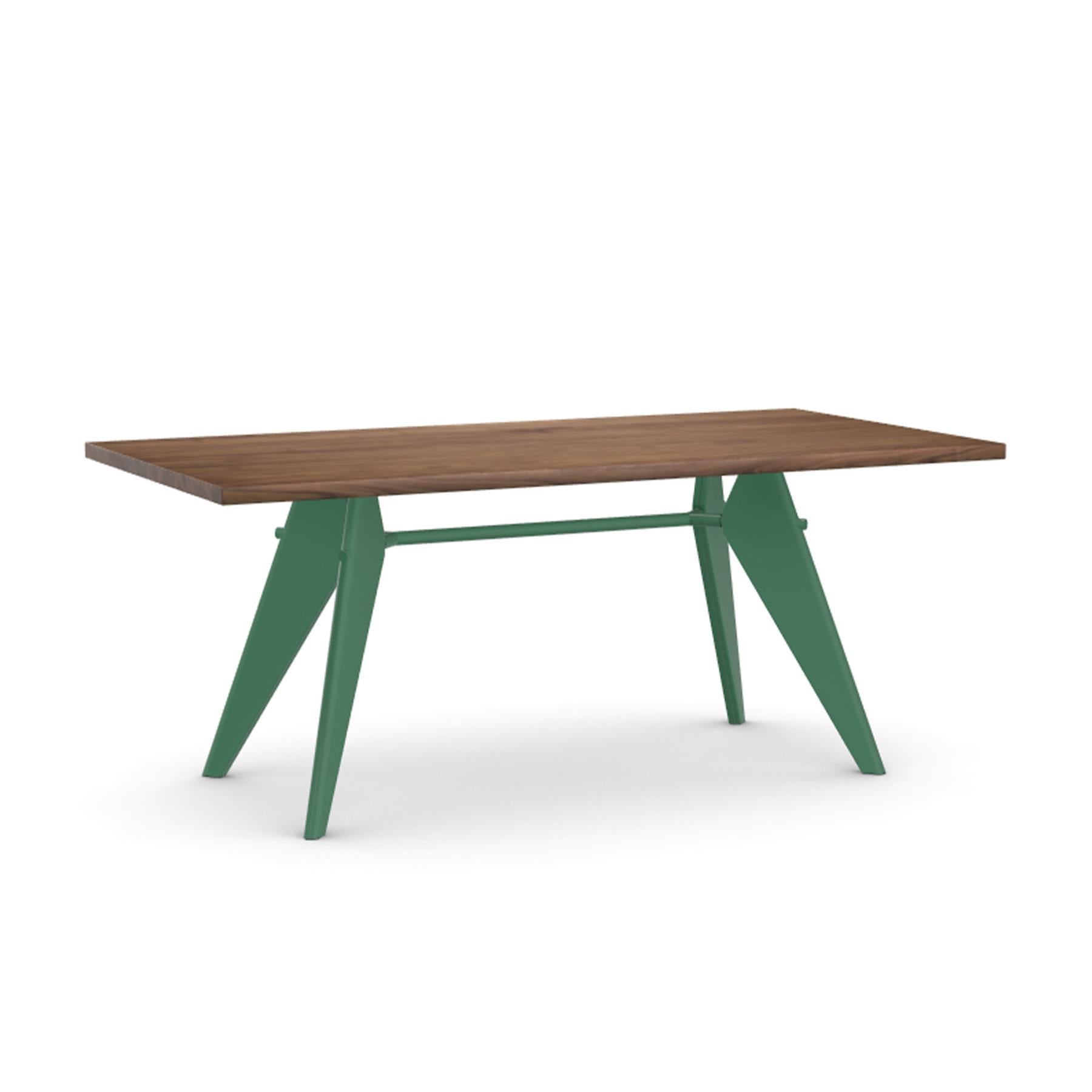 Vitra EM Dining Table with Solid Oak Top