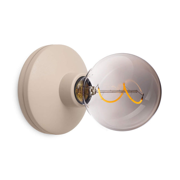 Outlet Bee wall light - Beige / smoked