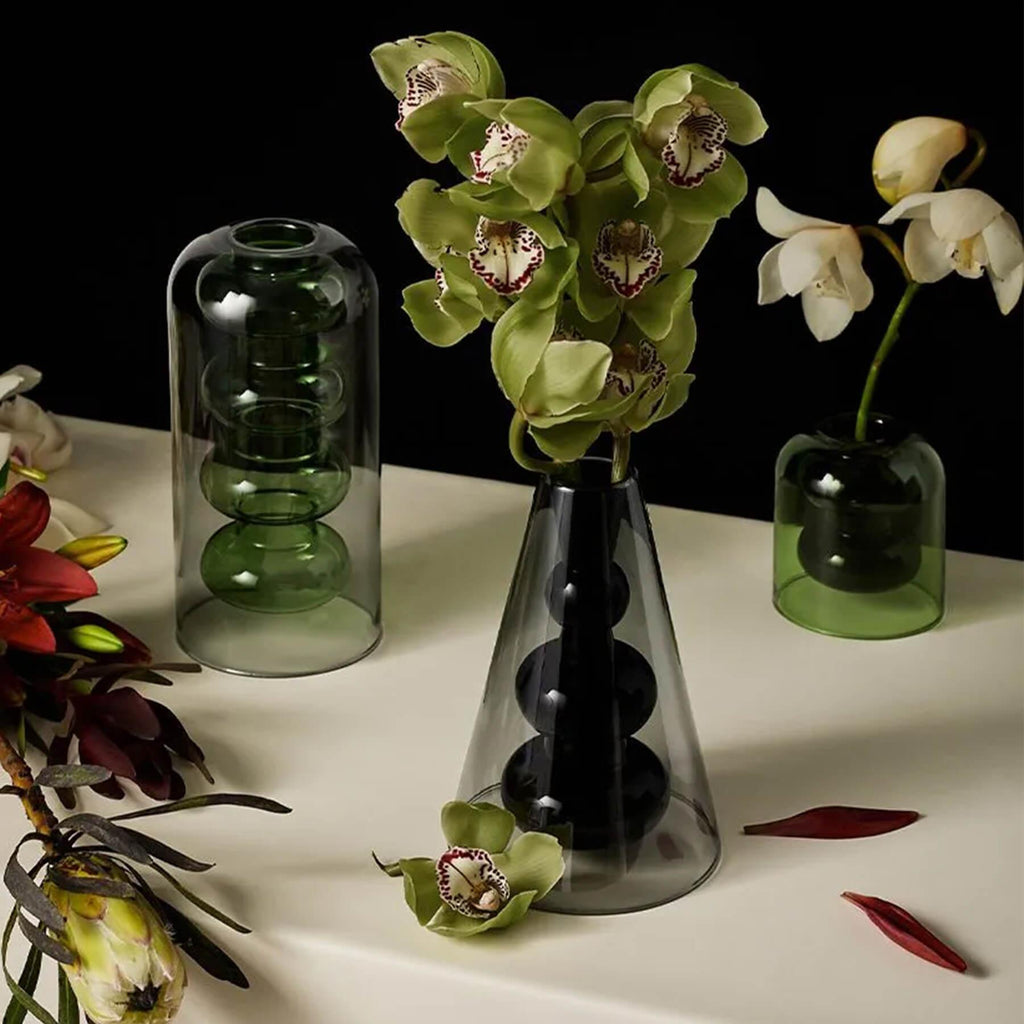 Tom Dixon Bump Tall Vase - Green