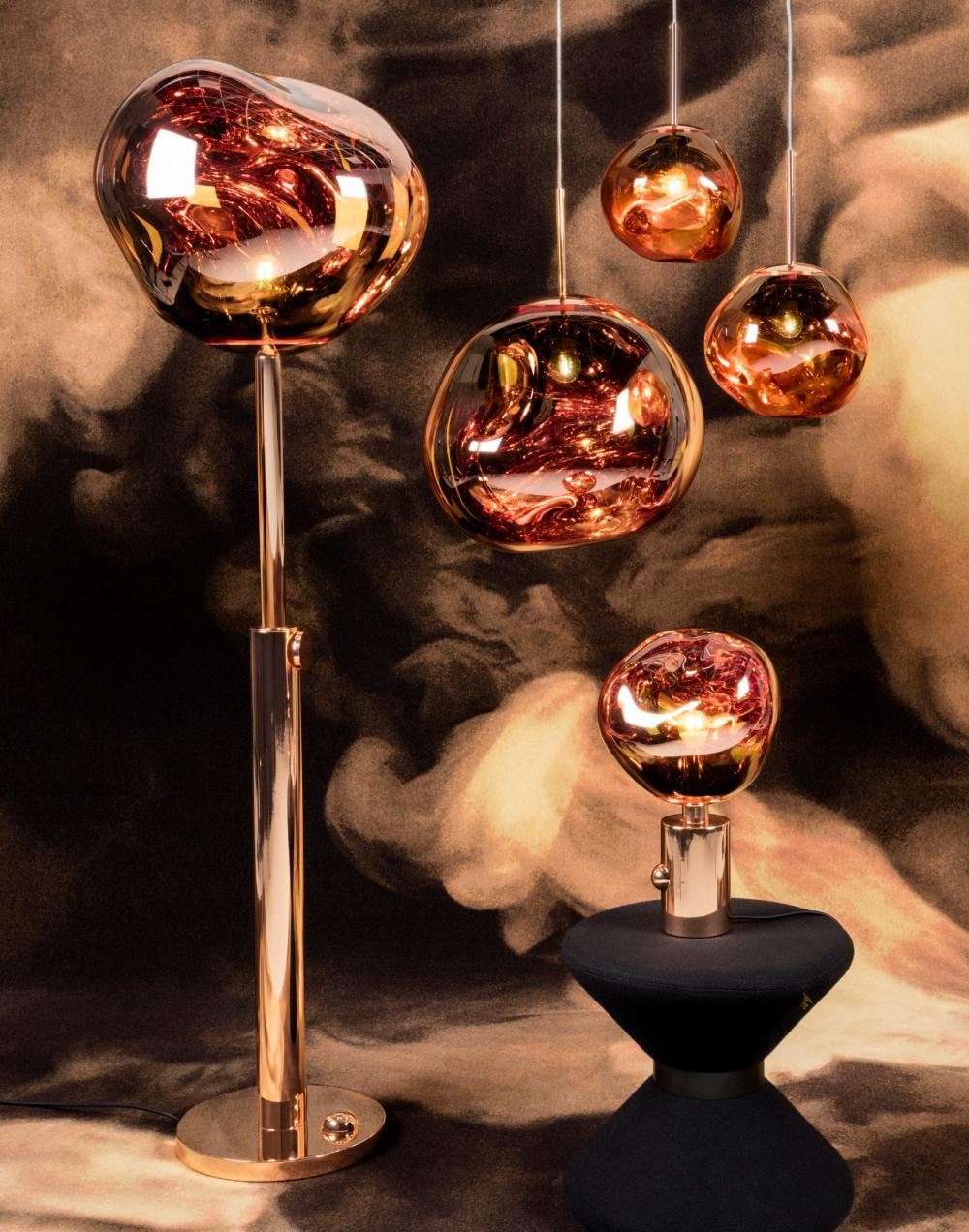 Outlet Tom Dixon Melt Floor Lamp - Copper