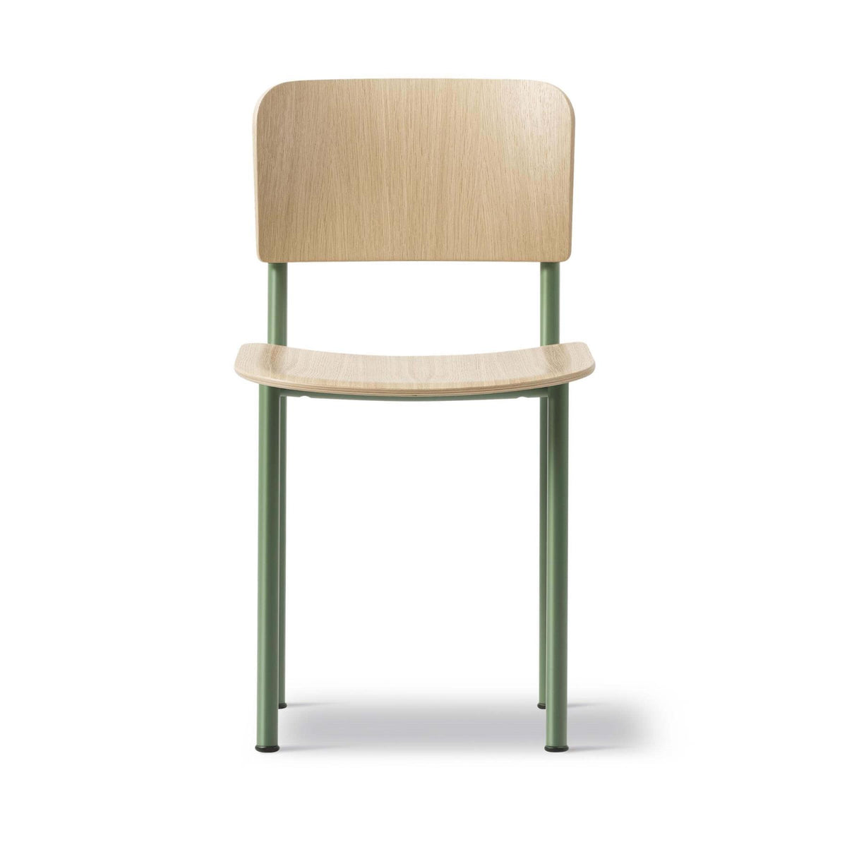 Fredericia Plan Dining Chair with Metal Legs