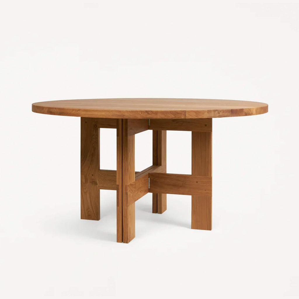 Frama Farmhouse Trestle Dining Table - Round