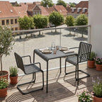HAY Palissade Cantilever Balcony Furniture Set - Curated by Holloways of Ludlow