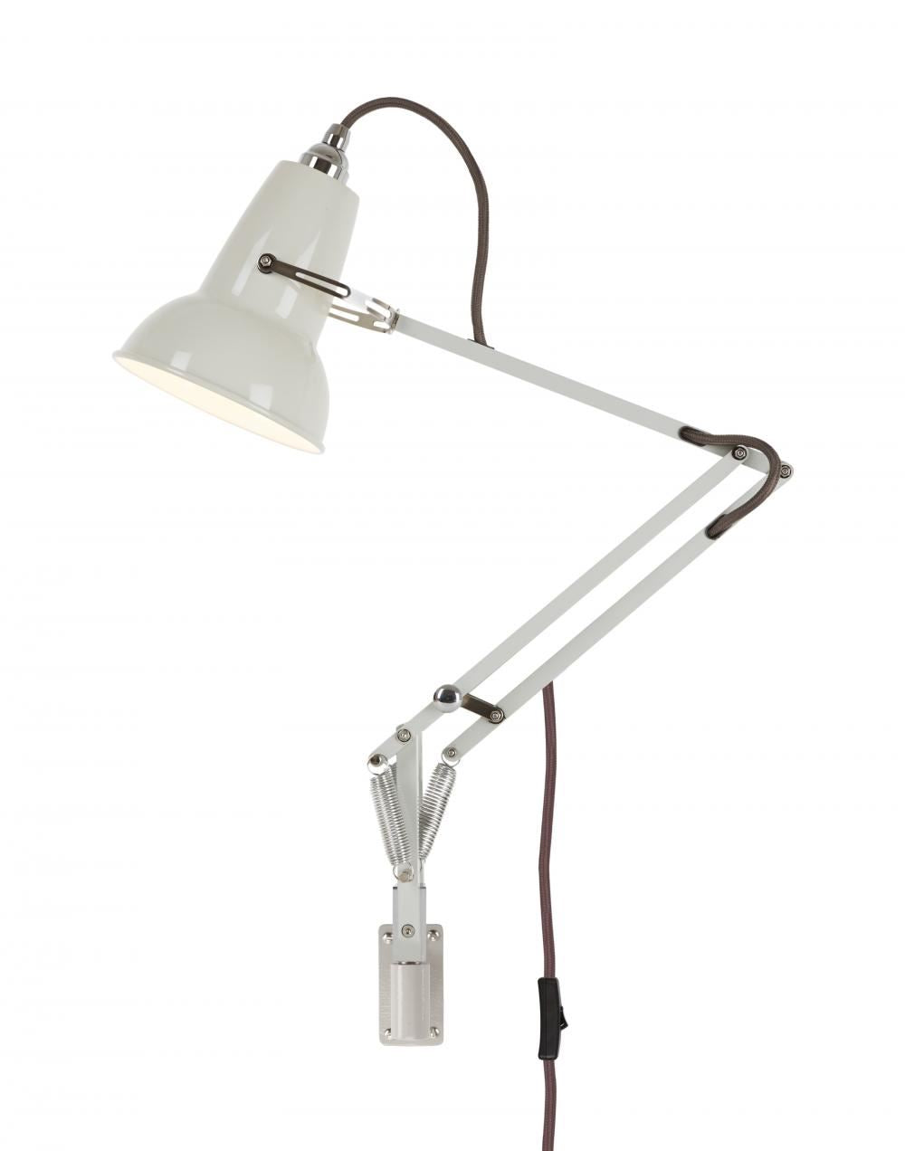 Outlet Anglepoise Original 1227 Extended Wall Lamp - Mini, Linen White