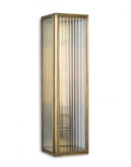 J. Adams Ash Wall Light with Reeded Glass