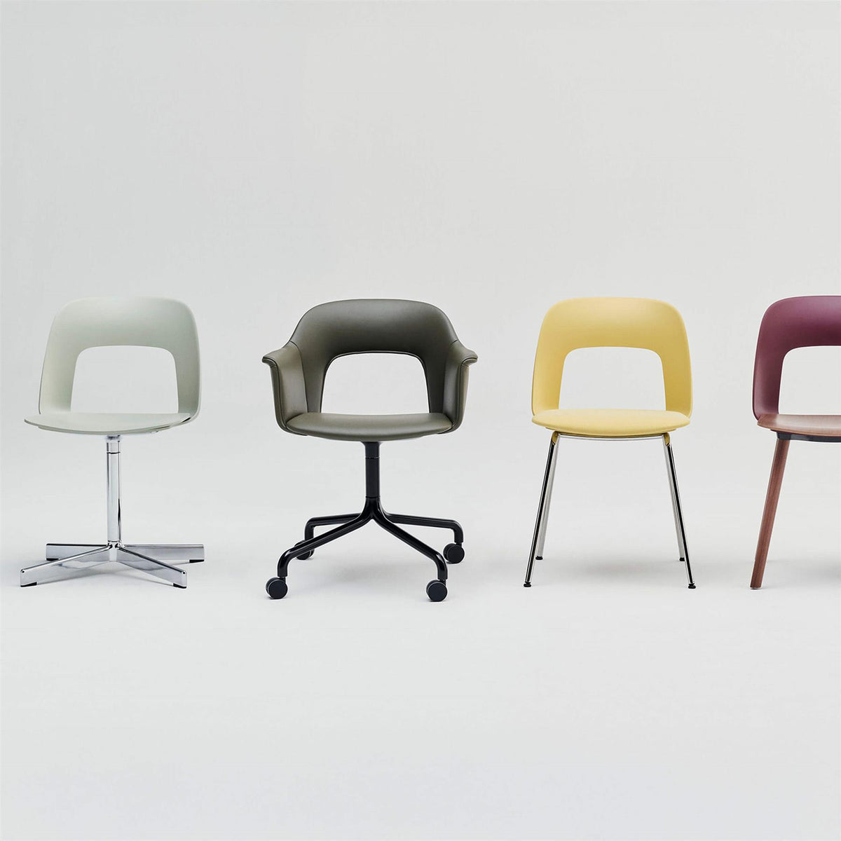 HAY Layout Chair 132 with 4 Star Swivel Base