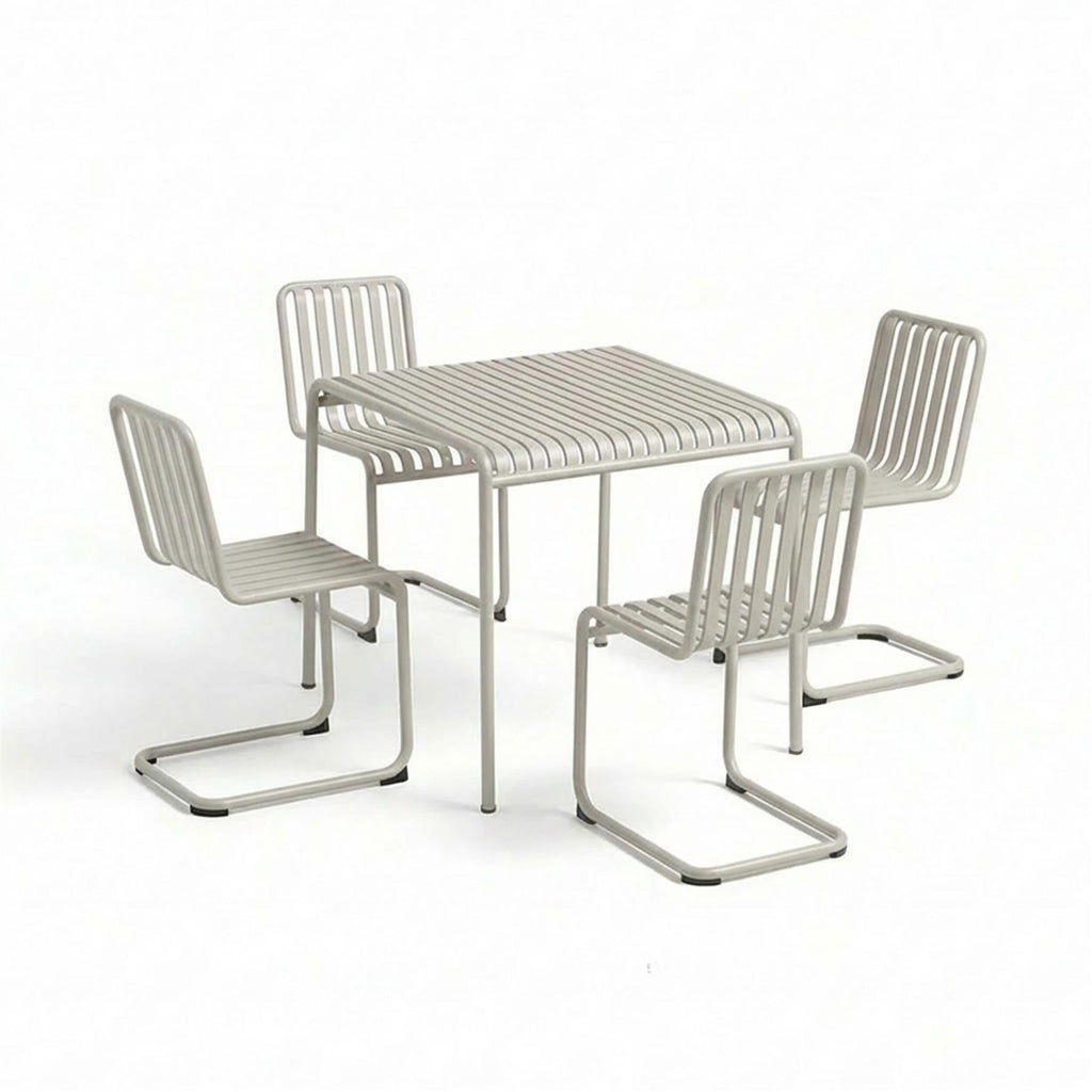 HAY Palissade Cantilever Garden Dining Set - Small - Curated by Holloways of Ludlow