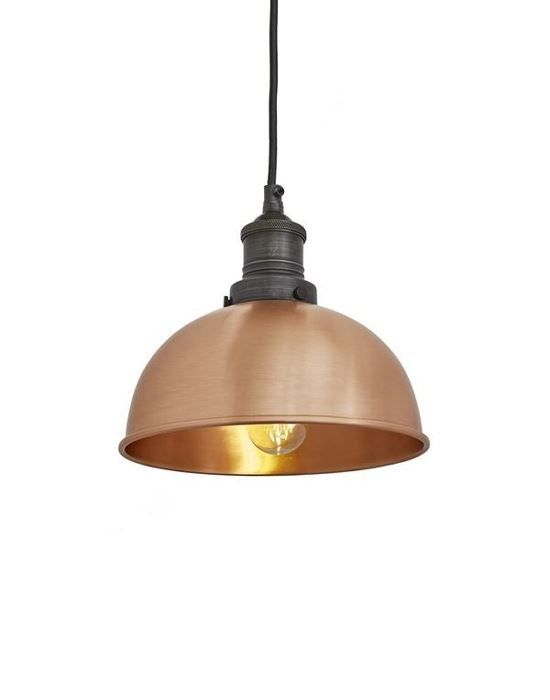 Industville Brooklyn Dome Pendant Light - Traditional Fittings