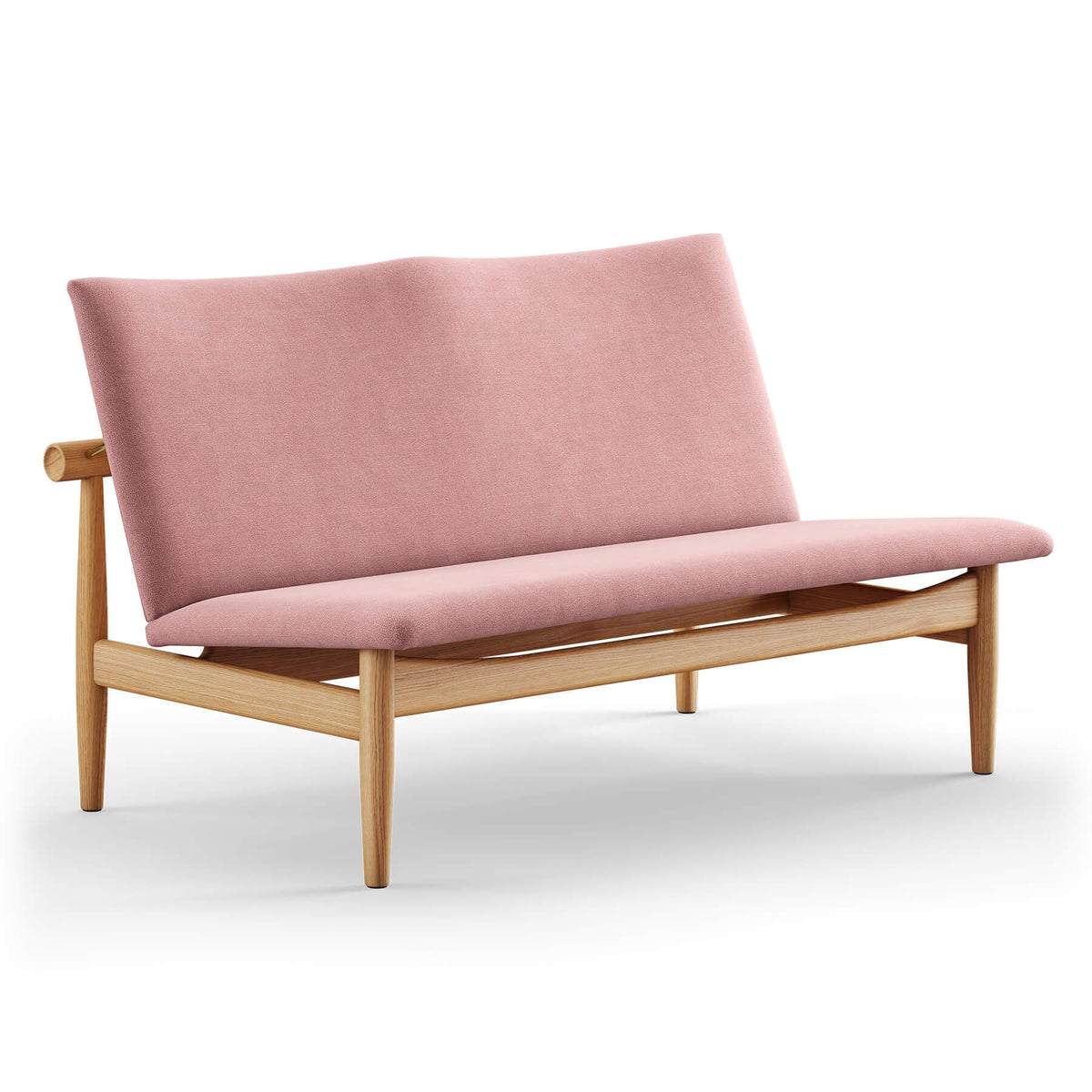 Finn Juhl The Japan 2 Seater Sofa in Dark Oiled Oak