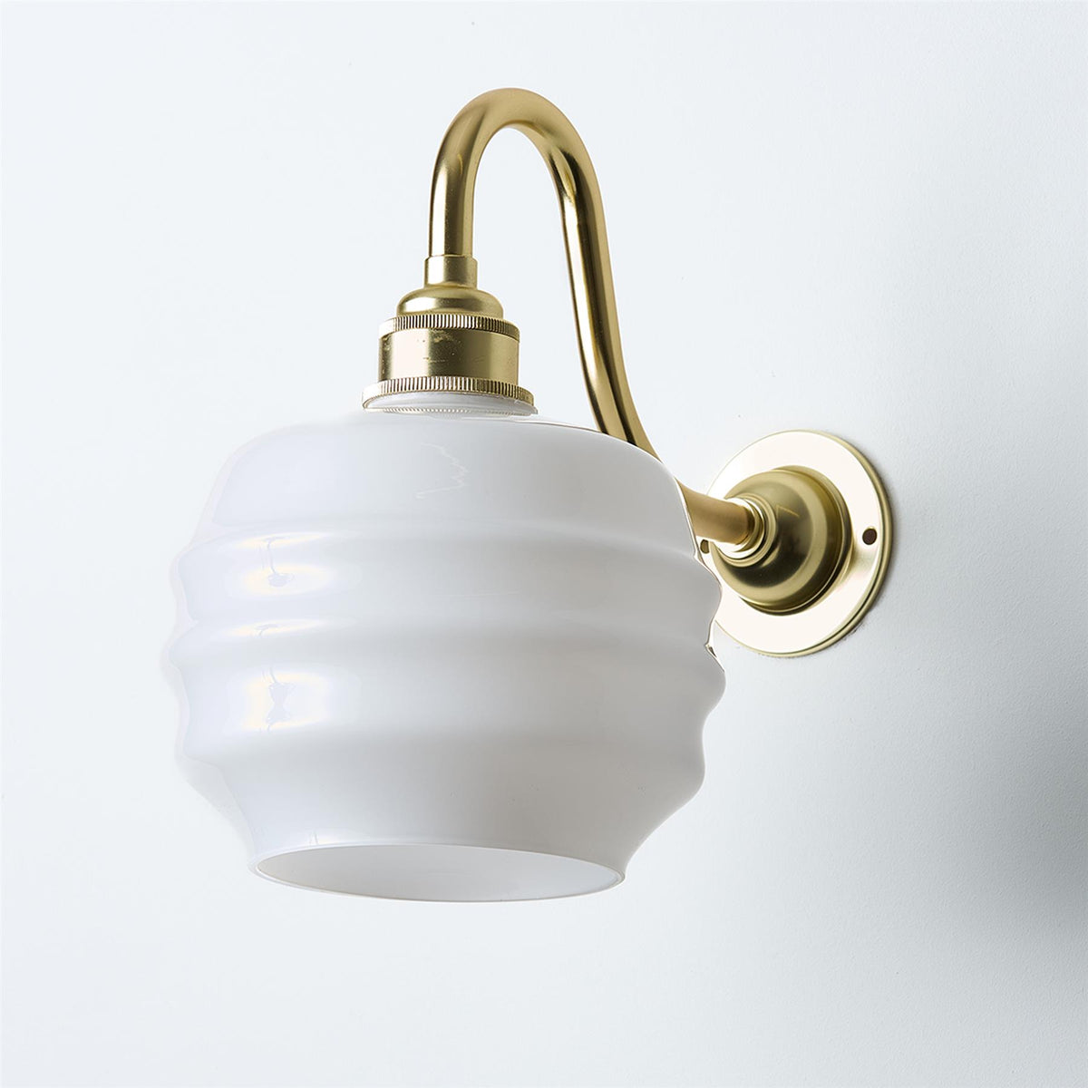 Old School Electric Deco Wall Light : Swan Arm