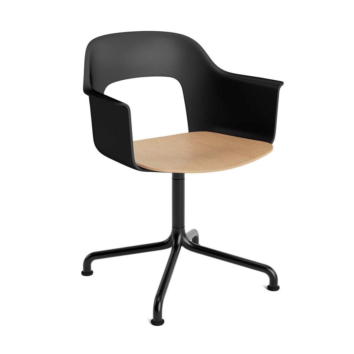 HAY Layout Armchair 252 with 4 Star Swivel Arc Base