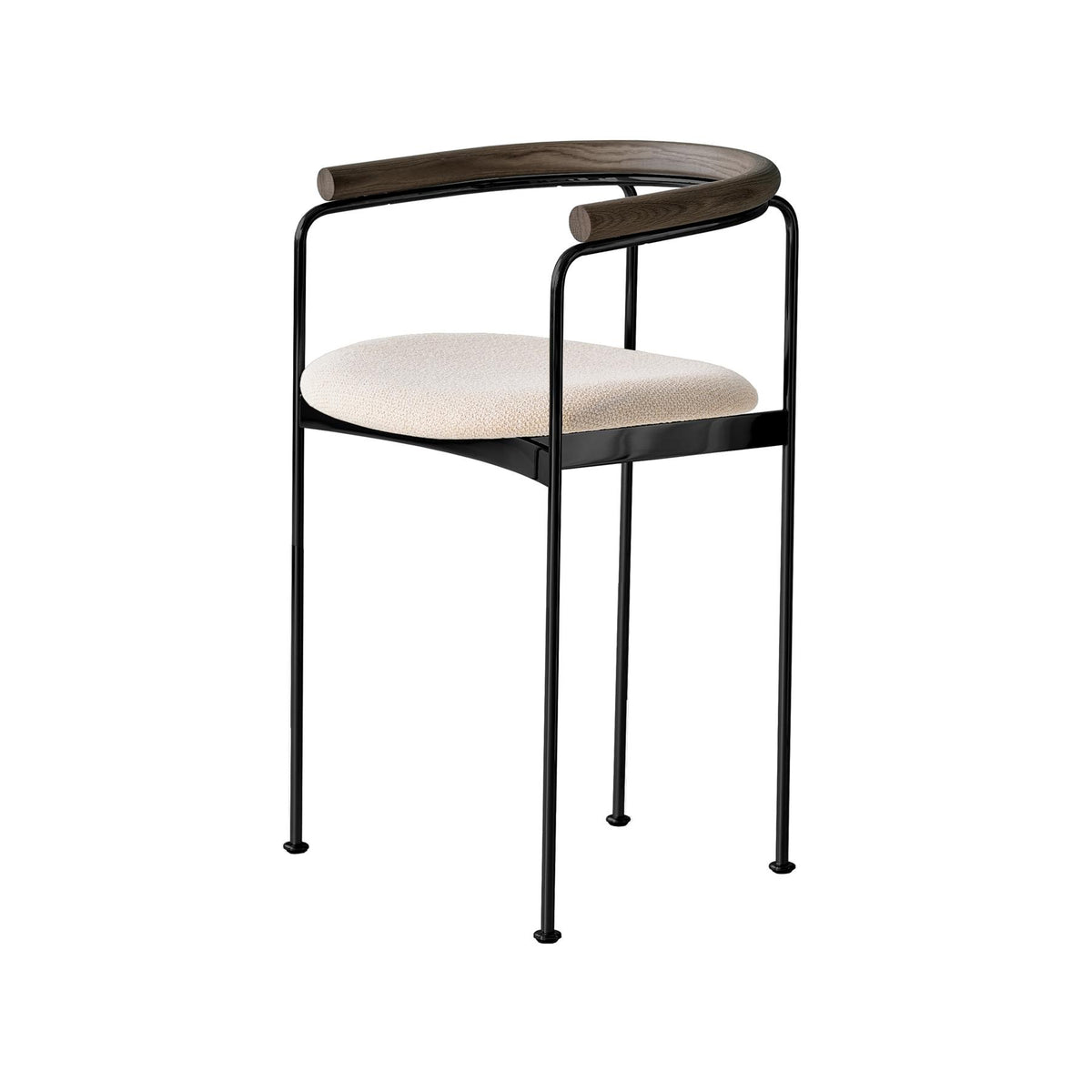 DK3 Baia Counter Stool with Wooden Back