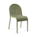 Outlet Tom Dixon Groove Outdoor Side Chair - Moss
