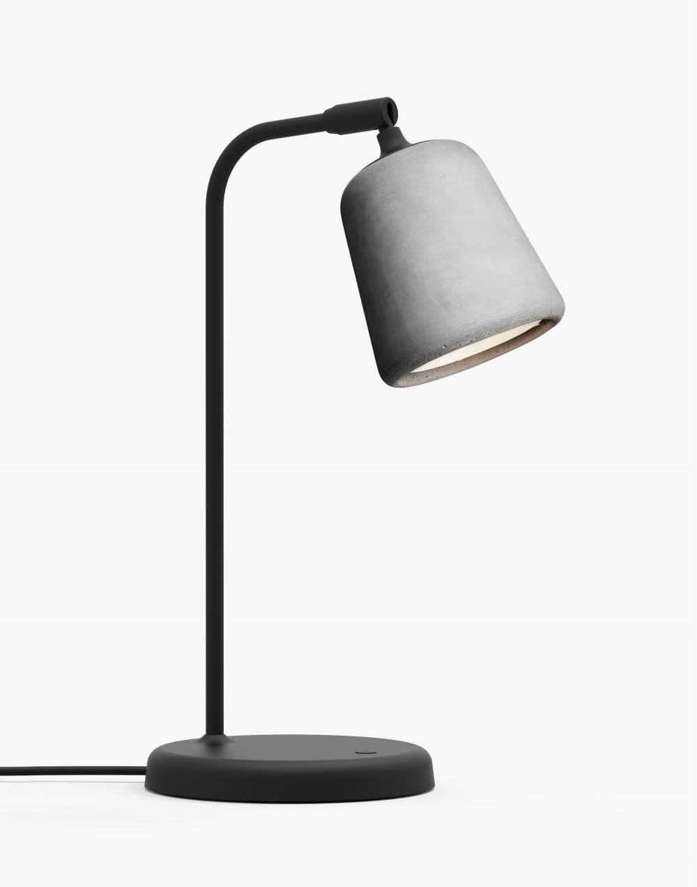 Material table lamp