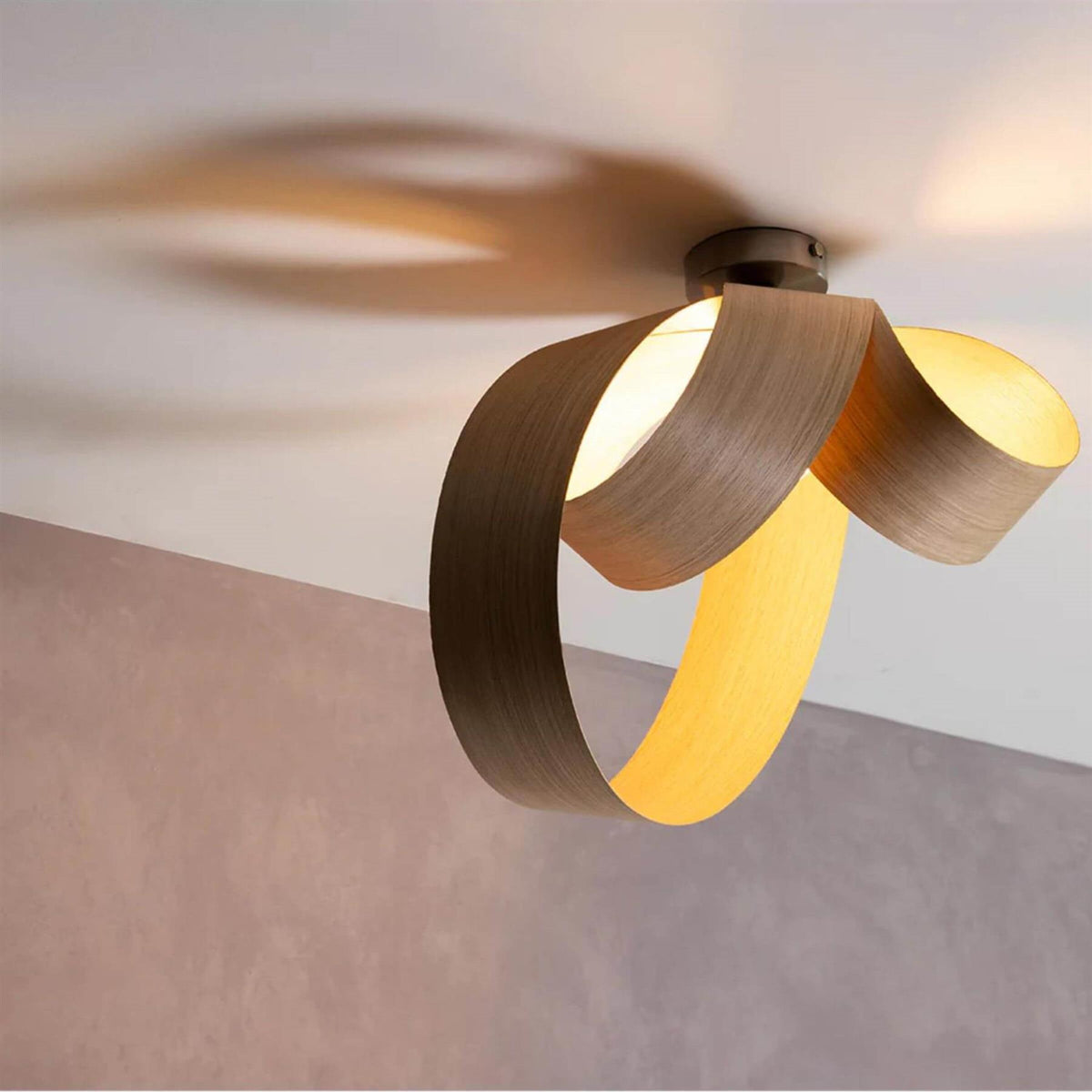 Tom Raffield Verso Flush Ceiling Light