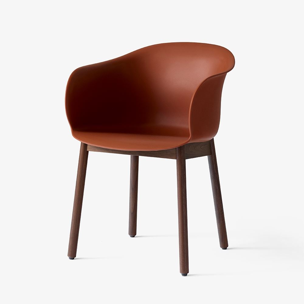 &Tradition JH30 Elefy Chair with Wooden Legs