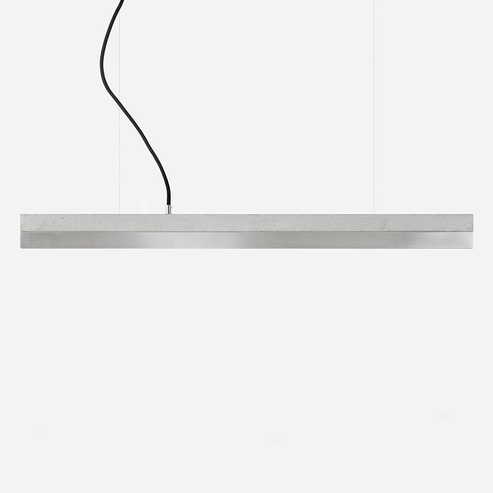 Concrete linear pendant