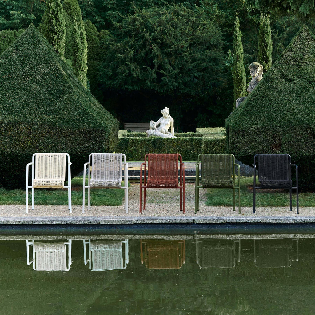 HAY Palissade Cord Garden Dining Armchair