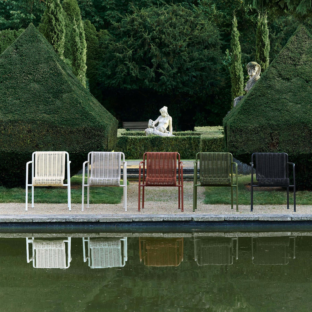 HAY Palissade Cord Garden Dining Armchair