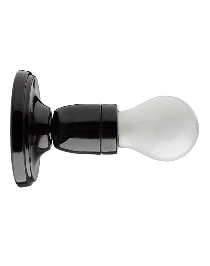 Old School Electric Pure Porcelain Flush Lamp
