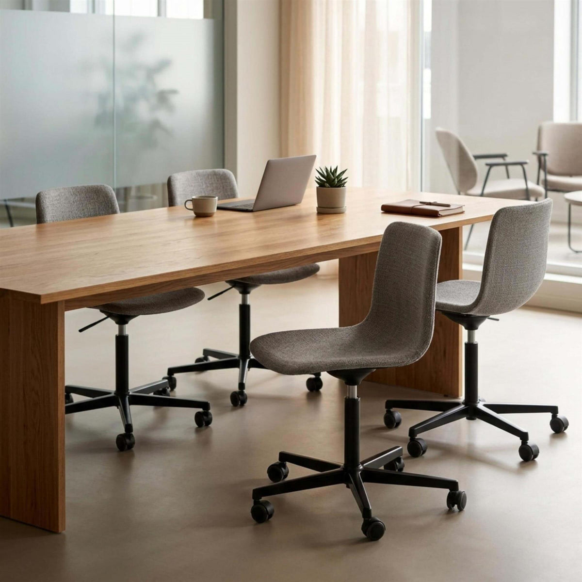 Fredericia Pato 5-star Office Swivel Chair, Fully Upholstered