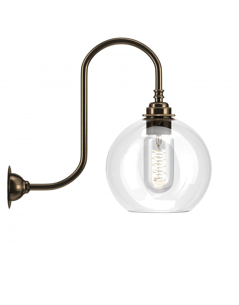 Fritz Fryer Hereford Swan Neck Bathroom Wall Light