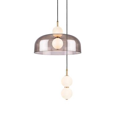 Marc Wood Echo Lamp & Shade Cluster Pendant Light