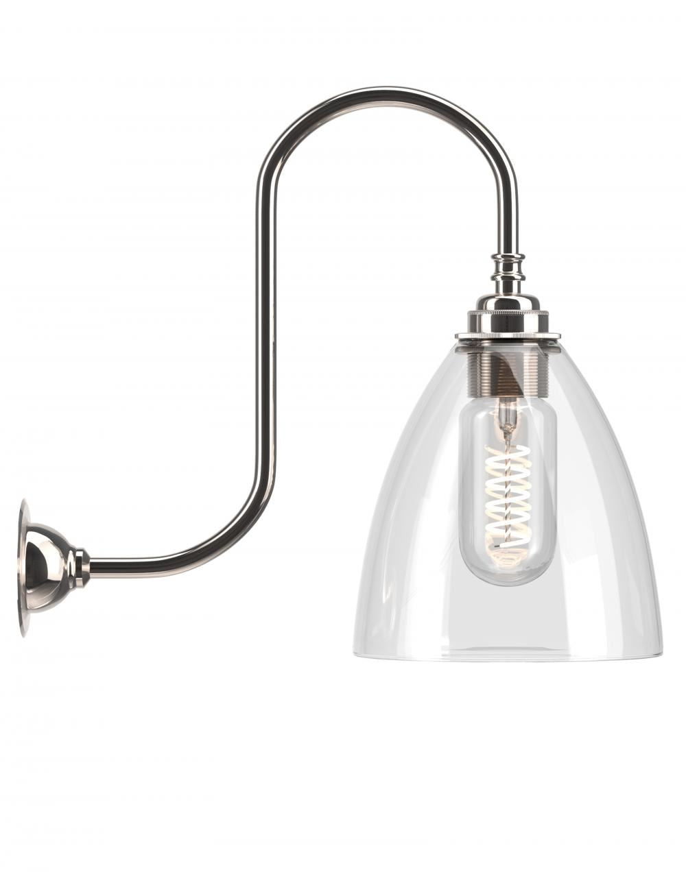 Fritz Fryer Ledbury Swan Neck Wall Light