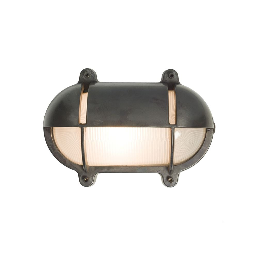 Davey Brass oval Bulkhead With eyelid
