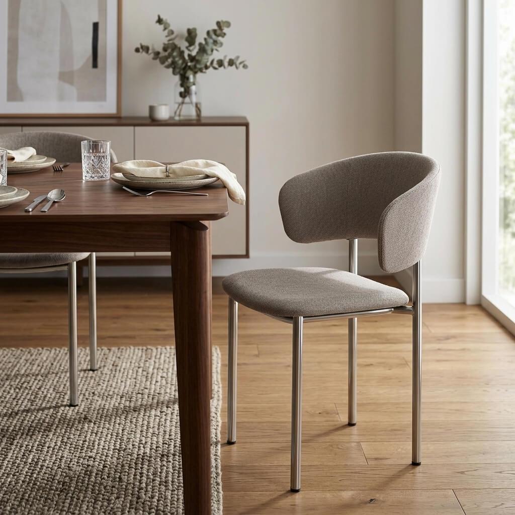 Fredericia Plan Armchair with Metal Legs, Fully Upholstered