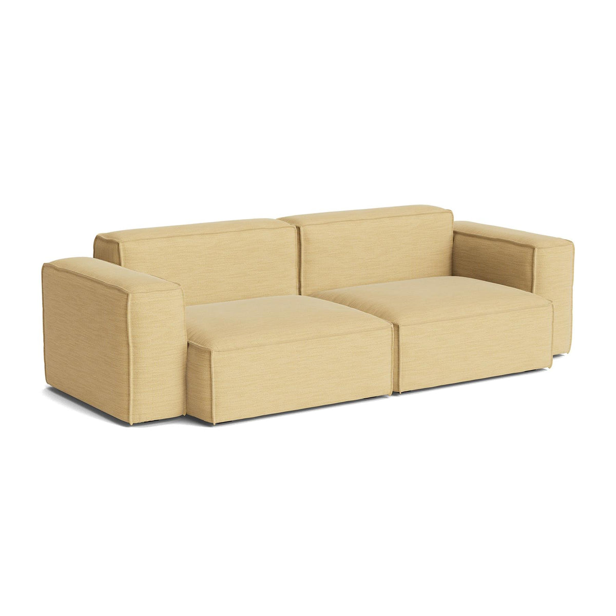 HAY Mags Soft 2+ Seater Sofa Low Armrest with Removable Cover Combination 1